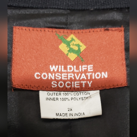 Fully Lined Cotton Trapeze Jacket - Black - 2x (Runs Large) - Picture 7 of 8